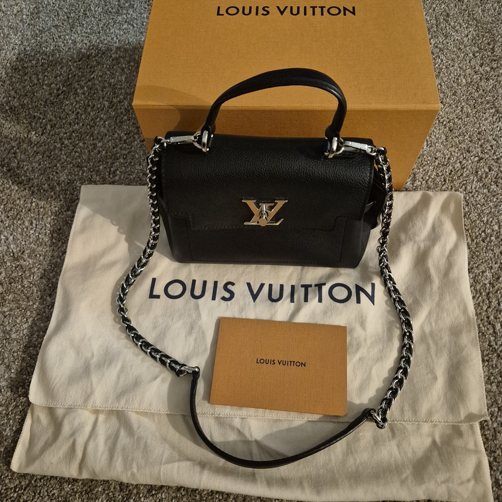 Louis Vuitton Lockme Ever Mini Noir Black Handbag